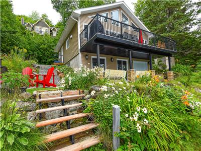 Chalet Lac Bowker, Orford, saison de ski